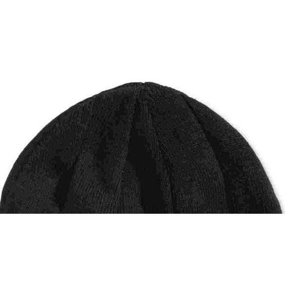 Timberland Men's Ribbed Watch Cap Black Size Regular - Picture 2 of 3